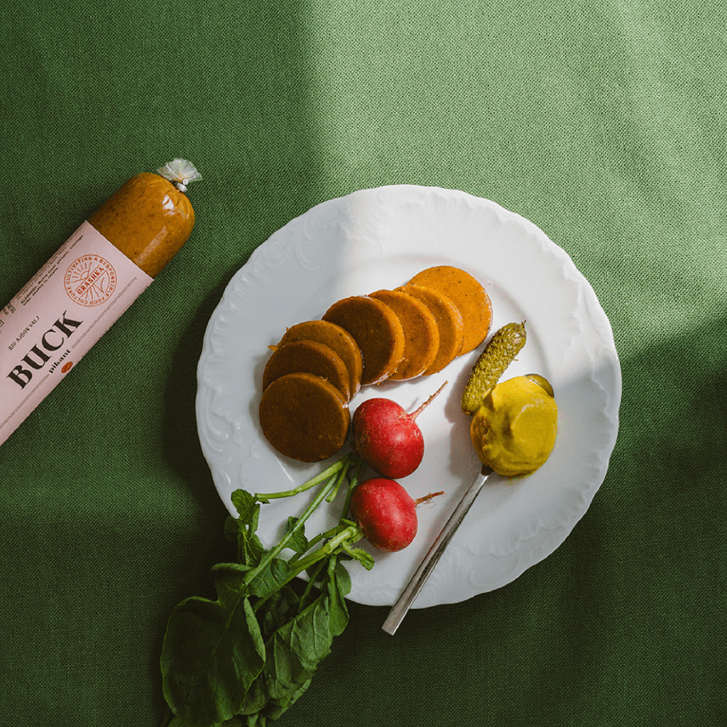 BUCK - Organic smoked buckwheat roll, spicy 200g